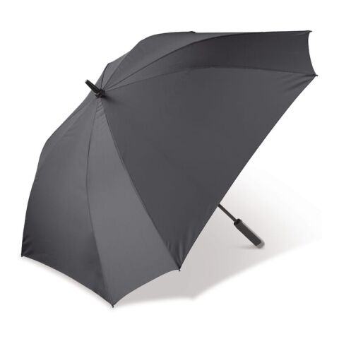 Luxus 27” quadratischer Regenschirm mit Hülle Schwarz | ohne Werbeanbringung | Nicht verfügbar | Nicht verfügbar | Nicht verfügbar