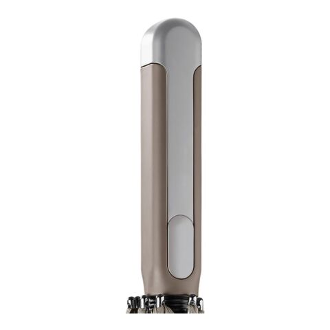 Luxus 27” quadratischer Regenschirm mit Hülle Taupe | ohne Werbeanbringung | Nicht verfügbar | Nicht verfügbar | Nicht verfügbar