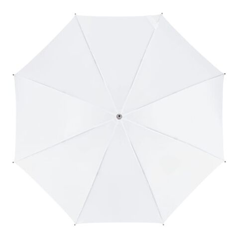 Bosco 190T Polyester 23" Stockschirm Auto offen Weiss | ohne Werbeanbringung | Nicht verfügbar | Nicht verfügbar