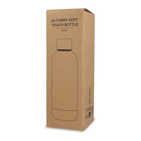 Isolierflasche Alchemie Soft Touch 500ml Olivgrün | ohne Werbeanbringung | Nicht verfügbar | Nicht verfügbar