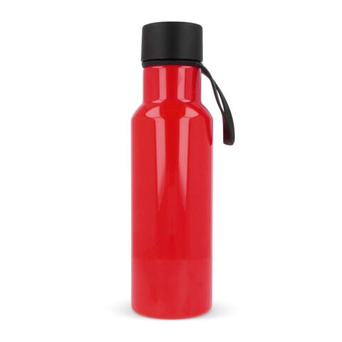 Wasserflasche Nouvel R-PET 600ml Rot Weiß