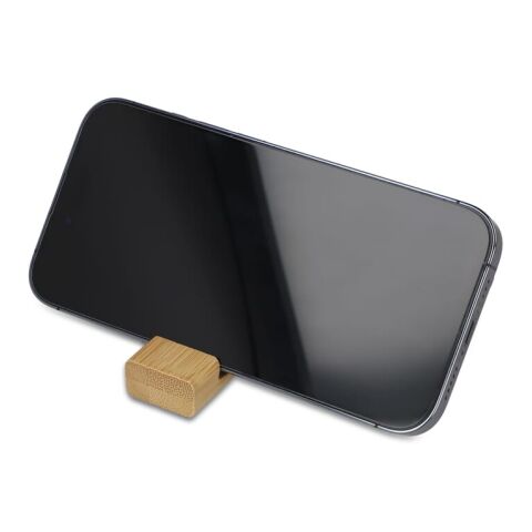 Bambus Smartphonehalter Schlüsselanhänger Natur | ohne Werbeanbringung | Nicht verfügbar | Nicht verfügbar