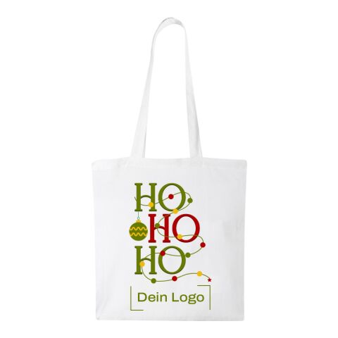 *Christmas* Madras Tasche Weiß | Ho Ho Ho | 4C DTF Transfer