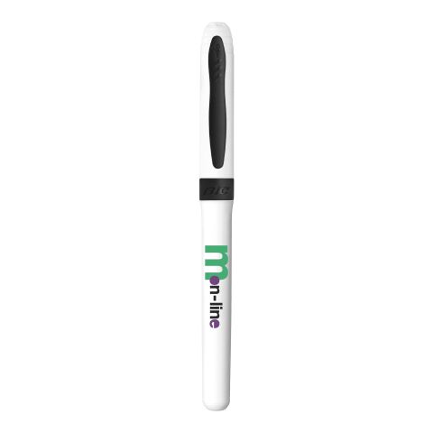 BIC® Mark-it Permanent Marker weiss-schwarz | 1-farbiger Siebdruck | Kappe-gegenüber vom Clip | 15.00 mm x 25.00 mm