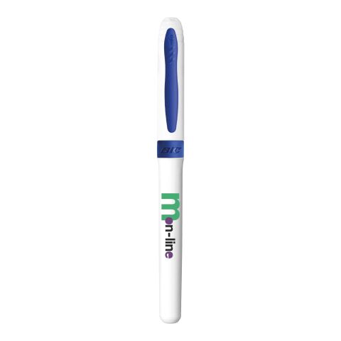 BIC® Mark-it Permanent Marker Weiß-mittelblau | 1-farbiger Siebdruck | Kappe-Gegenüber vom Clip | 15.00 mm x 25.00 mm