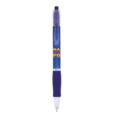 BIC® Click Kugelschreiber mittelblau | blaue Tinte | 1-farbiger Siebdruck | Schaft-Clipverlängerung | 10.00 mm x 8.00 mm