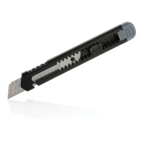 Nachfüllbares Abbrechmesser aus RCS recyceltem Kunststoff grau | ohne Werbeanbringung | Nicht verfügbar | Nicht verfügbar