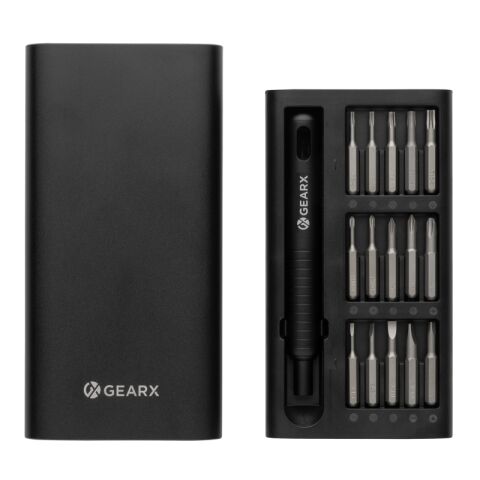 Gear X 31-in-1 Präzisions-Schraubendreher-Satz schwarz | ohne Werbeanbringung | Nicht verfügbar | Nicht verfügbar