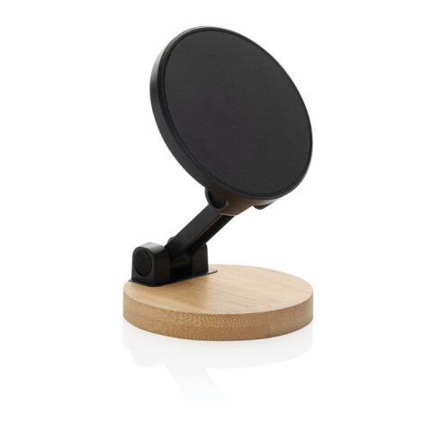 Magmount Telefonständer aus RCS rec. Kunststoff und Bambus schwarz-braun | ohne Werbeanbringung | Nicht verfügbar | Nicht verfügbar