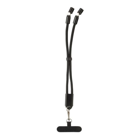 LoopAmp 60W Handgelenksband für Smartphones aus RCS rPET schwarz | ohne Werbeanbringung | Nicht verfügbar | Nicht verfügbar