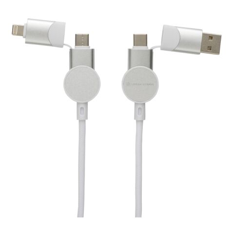 Oakland RCS rKunststoff 1,2m 6-in-1 Fast-Charging 45W Kabel weiß | ohne Werbeanbringung | Nicht verfügbar | Nicht verfügbar