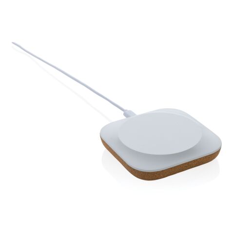 Oregon Wireless-Charger aus RCS recyc. Kunststoff &amp; Kork braun | ohne Werbeanbringung | Nicht verfügbar | Nicht verfügbar