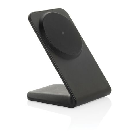 VoltPerch 15W magnetischer Wireless Charger aus RCS rec. ABS schwarz | ohne Werbeanbringung | Nicht verfügbar | Nicht verfügbar