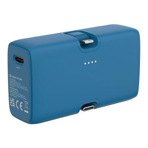 Urban Vitamin Los Angeles 20W Powerbank aus RCS rec. Plastik blau | ohne Werbeanbringung | Nicht verfügbar | Nicht verfügbar