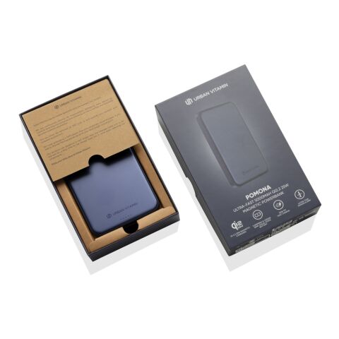 Urban Vitamin Pomona 5000mAh Qi2.2 25W magnetische Powerbank blau | ohne Werbeanbringung | Nicht verfügbar | Nicht verfügbar