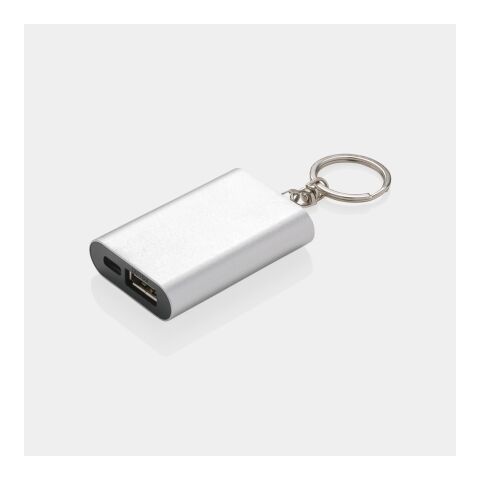 1.000 mAh Schlüsselanhänger Powerbank silber | ohne Werbeanbringung | Nicht verfügbar | Nicht verfügbar | Nicht verfügbar