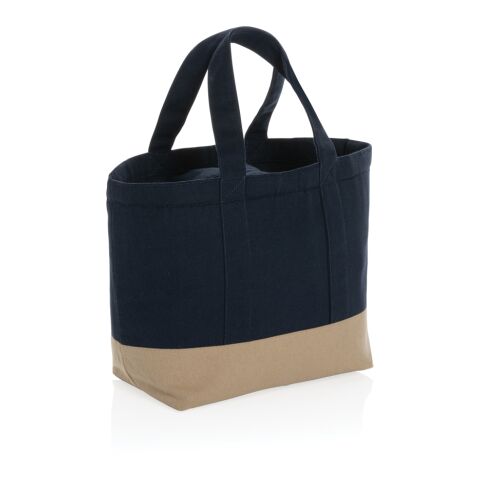 Impact Aware™ 285g/m² ungefärbte rCanvas-Kühltasche marineblau | ohne Werbeanbringung | Nicht verfügbar | Nicht verfügbar