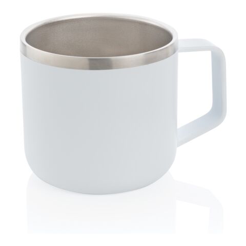 Stainless-Steel Camping-Tasse weiß | ohne Werbeanbringung | Nicht verfügbar | Nicht verfügbar
