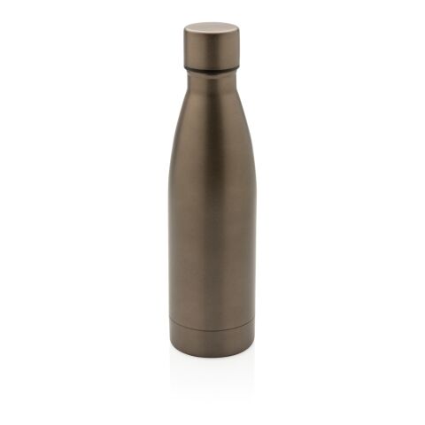 RCS recycelte Stainless Steel Solid Vakuum-Flasche braun | ohne Werbeanbringung | Nicht verfügbar | Nicht verfügbar | Nicht verfügbar