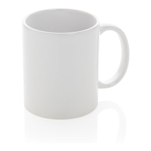 Basic Keramiktasse weiß-weiß | ohne Werbeanbringung | Nicht verfügbar | Nicht verfügbar
