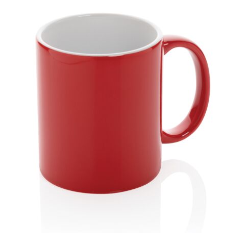 Basic Keramiktasse rot | ohne Werbeanbringung | Nicht verfügbar | Nicht verfügbar