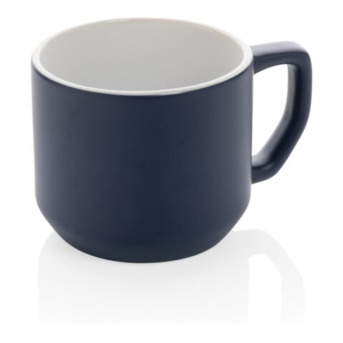 Moderne Keramiktasse blau | ohne Werbeanbringung | Nicht verfügbar | Nicht verfügbar
