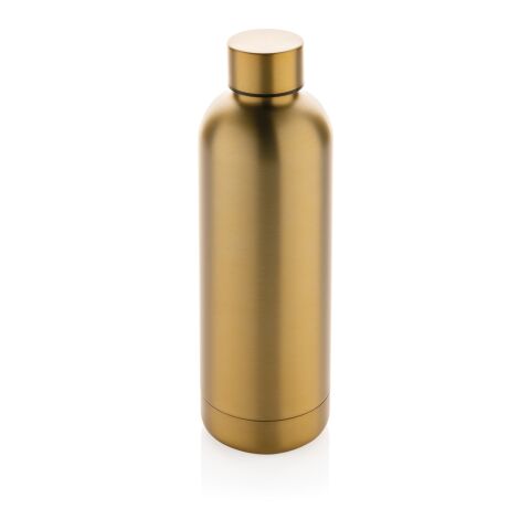 Impact Thermosflasche aus RCS-recyceltem rostfreien Stahl gold | ohne Werbeanbringung | Nicht verfügbar | Nicht verfügbar