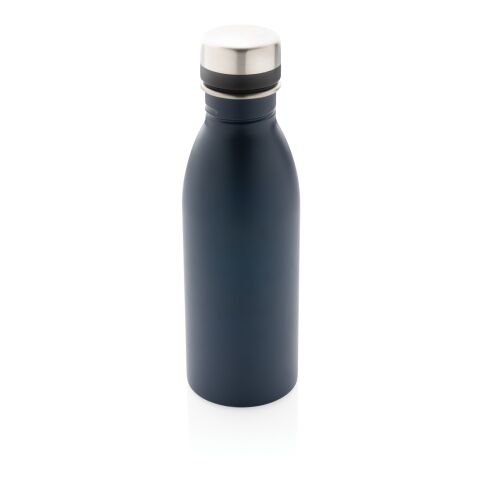 Deluxe Wasserflasche aus RCS recyceltem Stainless-Steel navy blau | ohne Werbeanbringung | Nicht verfügbar | Nicht verfügbar