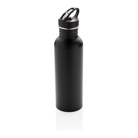 Deluxe Sportflasche aus Edelstahl schwarz | ohne Werbeanbringung | Nicht verfügbar | Nicht verfügbar | Nicht verfügbar