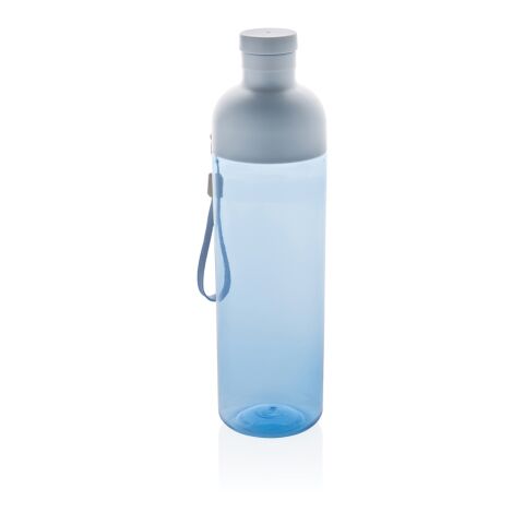 Impact auslaufsichere Wasserflasche aus RCS recyc. PET 600ml blau | ohne Werbeanbringung | Nicht verfügbar | Nicht verfügbar