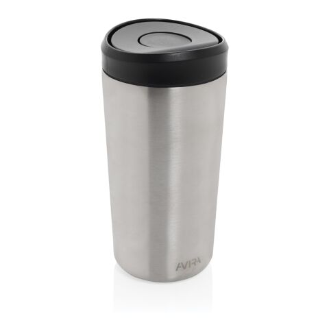 Avira Alix Klickbecher aus RCS rec. Stahl 400ml silber | ohne Werbeanbringung | Nicht verfügbar | Nicht verfügbar