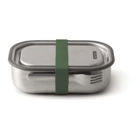 Black+Blum Stainless Steel Lunch Box groß Olivgrün | ohne Werbeanbringung | Nicht verfügbar | Nicht verfügbar