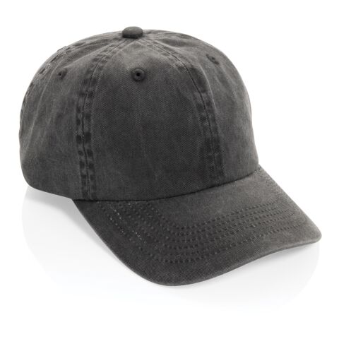 BEAU AWARE™ Washed 6-Panel Kappe aus 270gr/m² Baumwolltwill schwarz | ohne Werbeanbringung | Nicht verfügbar | Nicht verfügbar | Nicht verfügbar