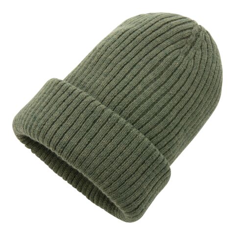 Impact AWARE™ Polylana® doppelt gestrickte Mütze grün | ohne Werbeanbringung | Nicht verfügbar | Nicht verfügbar | Nicht verfügbar