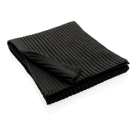 Impact AWARE™ Polylana® Strickschal 180x25cm schwarz | ohne Werbeanbringung | Nicht verfügbar | Nicht verfügbar | Nicht verfügbar