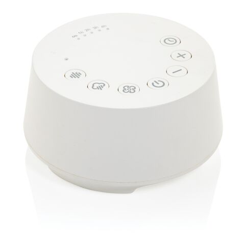 Flora RCS White-Noise-Lautsprecher aus recyceltem Kunststoff weiß