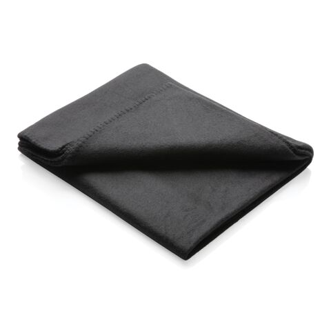 Fleece-Decke im Etui schwarz | ohne Werbeanbringung | Nicht verfügbar | Nicht verfügbar | Nicht verfügbar