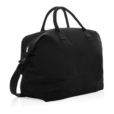 Kezar AWARE™ 500g/m² Wochenendtasche aus recyceltem Canvas schwarz