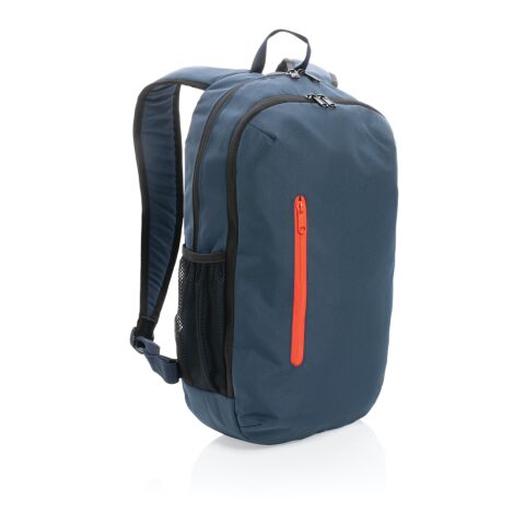 Impact AWARE™ 300D RPET Casual Rucksack marineblau-rosa | ohne Werbeanbringung | Nicht verfügbar | Nicht verfügbar | Nicht verfügbar