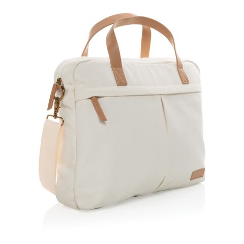 Impact AWARE™ 16 oz. rCanvas Laptop-Tasche weiß | ohne Werbeanbringung | Nicht verfügbar | Nicht verfügbar | Nicht verfügbar