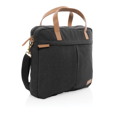 Impact AWARE™ 16 oz. rCanvas Laptop-Tasche schwarz | ohne Werbeanbringung | Nicht verfügbar | Nicht verfügbar | Nicht verfügbar