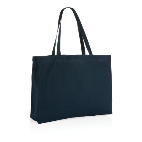 Impact AWARE™ recycelte Baumwoll-Shopper 145gr marineblau | ohne Werbeanbringung | Nicht verfügbar | Nicht verfügbar | Nicht verfügbar