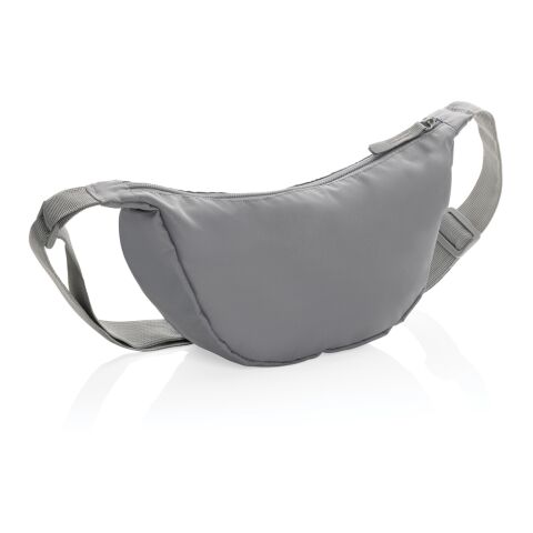 Crescent AWARE™ RPET Half-Moon Sling Tasche Silbergrau | ohne Werbeanbringung | Nicht verfügbar | Nicht verfügbar | Nicht verfügbar