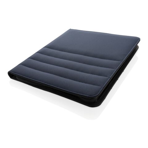 Impact AWARE™ RPET A4 Portfolio mit Reißverschluss marineblau | ohne Werbeanbringung | Nicht verfügbar | Nicht verfügbar