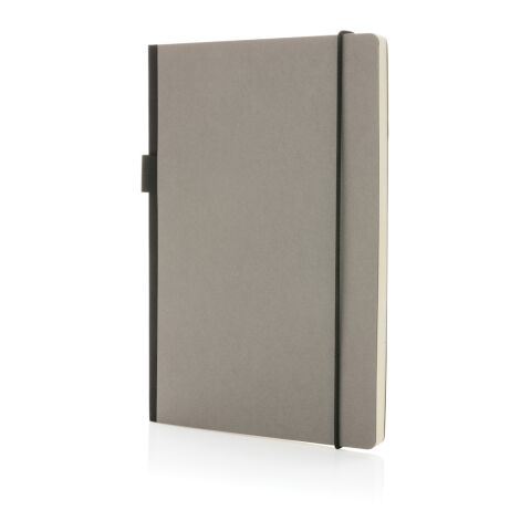 A5 FSC® Deluxe Hardcover Notizbuch grau | ohne Werbeanbringung | Nicht verfügbar | Nicht verfügbar