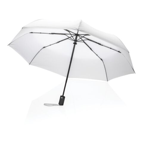21" Impact AWARE™ RPET 190T Mini-Schirm automatic open/close weiß | ohne Werbeanbringung | Nicht verfügbar | Nicht verfügbar