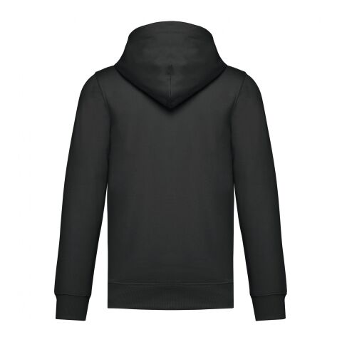 Recycled Vegan Unisex Zip-Hoodie anthrazit | 3XL | ohne Werbeanbringung