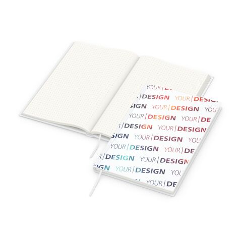 Notizbuch Note-Book RECYCLING Ecken spitz Papier-Hardcover individuell bedruckt 4C-Quality | recyceltes Papier matt | Punktraster