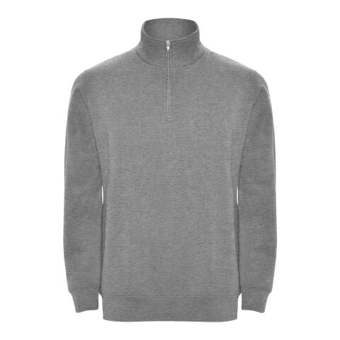 Aneto Pullover mit Viertelreißverschluss Standard | heather grau | S | ohne Werbeanbringung | Nicht verfügbar | Nicht verfügbar | Nicht verfügbar