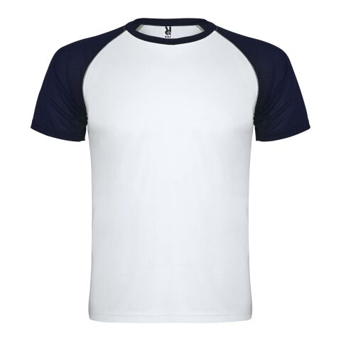 Indianapolis T-Shirt Unisex aus recyceltem Material Standard | weiss-Navy Blue | roly-3XL | ohne Werbeanbringung | Nicht verfügbar | Nicht verfügbar | Nicht verfügbar